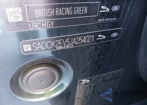 2018 Jaguar F-Pace 35T Prestige из США, поврежденный, VIN SADCK2EV5JA254021